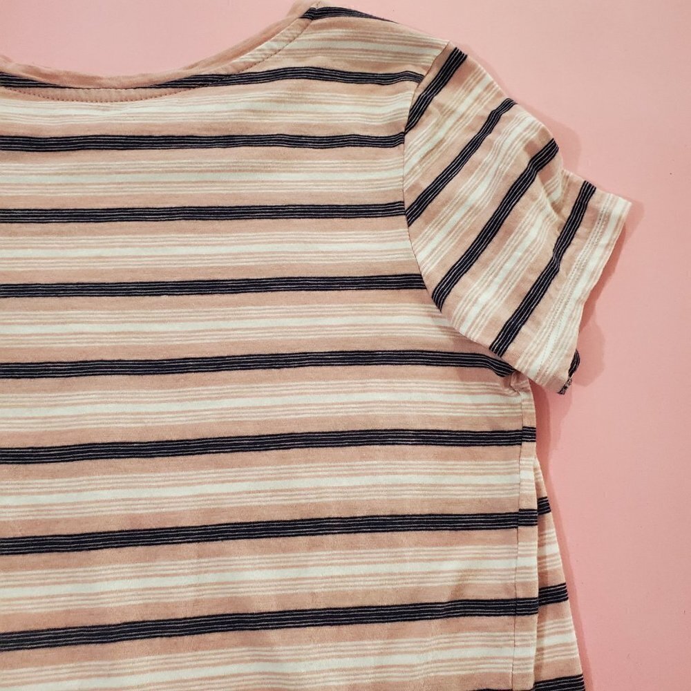 🖤 Dip Pink White Black Stripped T-Shirt 🖤 - Picture 9 of 12